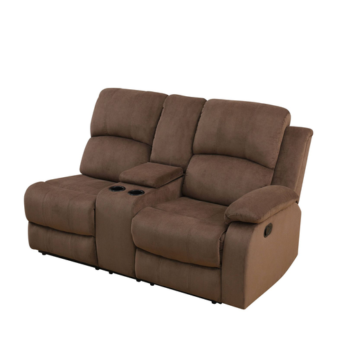 Brown Pineapple Fabric Living Room Sectional