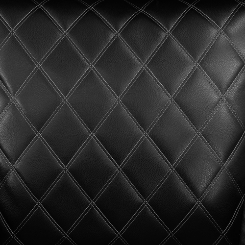 Black Breathable Leather 3-Piece Living Room Set