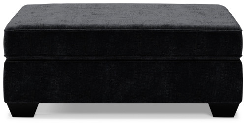 Lavernett - Oversized Accent Ottoman - Charcoal