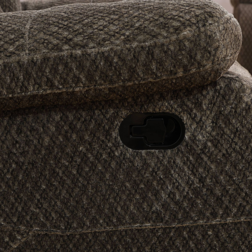 Brown Cashmere Fleece Living Room Set