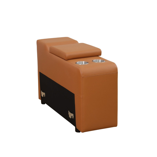 Orange Yellow Top Breathing Leather Sectional