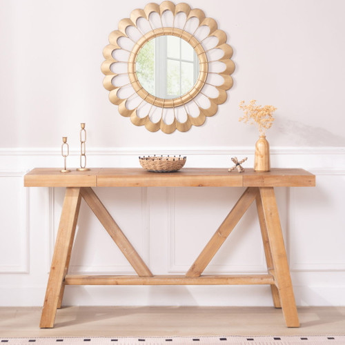 A-Frame Console Table - Natural
