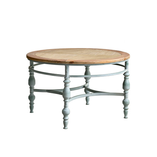 Round Top Carved Table For Living Room