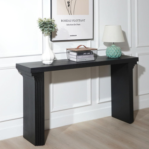 Console Table With Decorative Molding