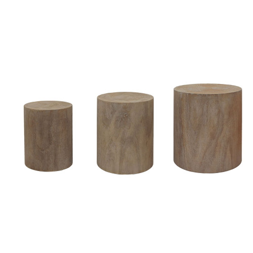 Cylinder Nesting Tables (Set of 3)