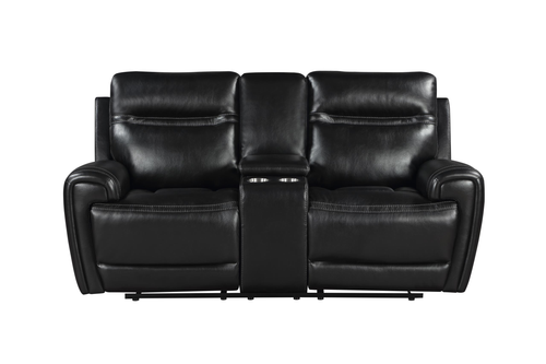 Admiral Reclining Set in Black