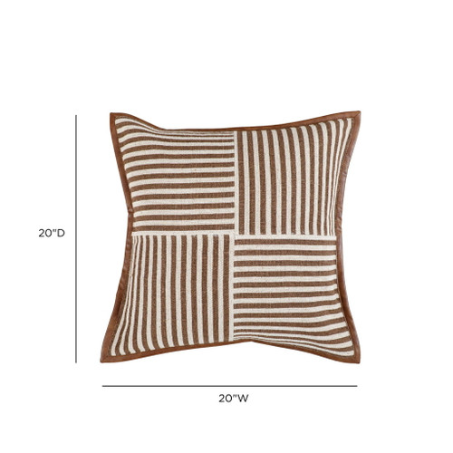 Kora - Cotton Jute Throw Pillow - Cover