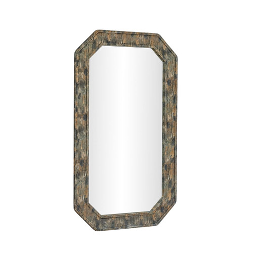 Charlene - 35" x 59" Jewel Wall Mirror - Watercolor Print
