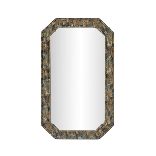 Charlene - 35" x 59" Jewel Wall Mirror - Watercolor Print