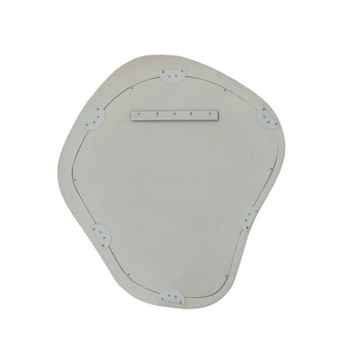 Orpheus - 35" x 31" Ribbed Wall Mirror - Faux Stone