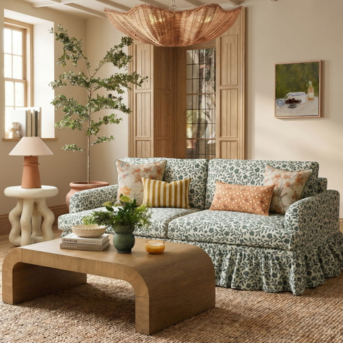 Gertrude - Performance Linen Weave Sofa - Floral