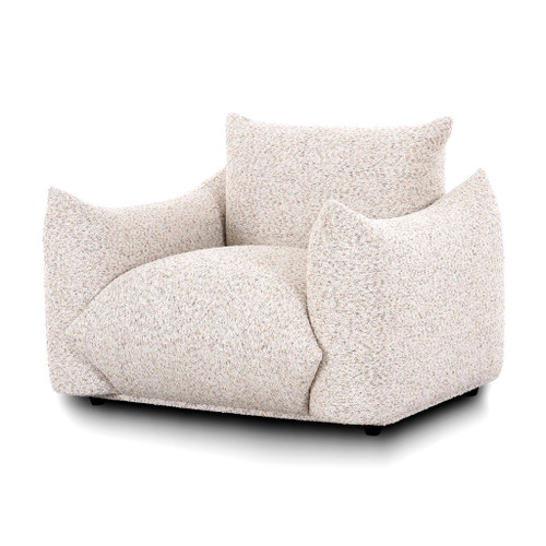 Saint Tropez - Nubby Fabric Armchair - Sand