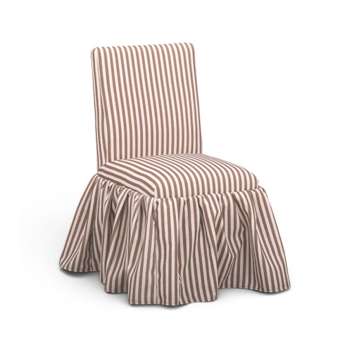 Gertrude - Striped Linen Dining Chair