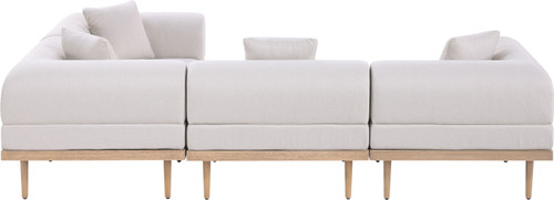 Laguna - 4 Piece 106.5" Upholstered Outdoor Patio Modular Sectional