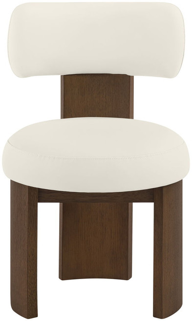 Atelier - Vegan Leather Upholstered Dining Chair (Set of 2) - Painted Brown Frame