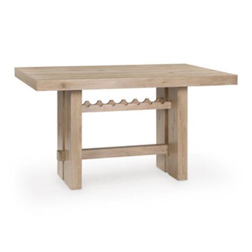 Lasinger - Rectangular Dining Room Counter Table - Light Brown