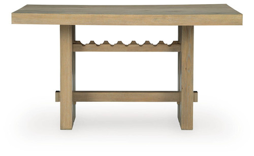 Lasinger - Rectangular Dining Room Counter Table - Light Brown