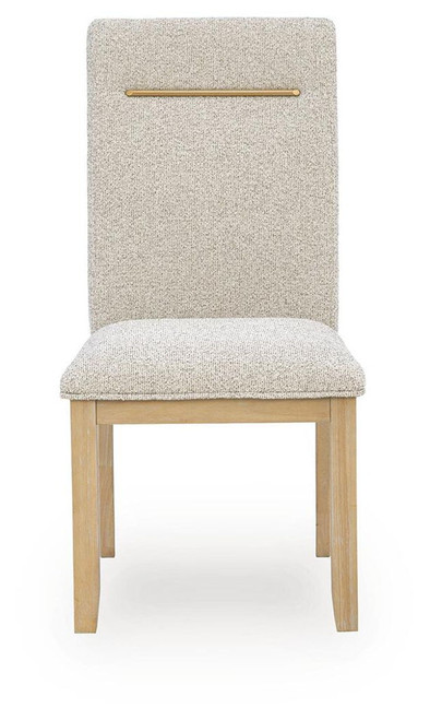 Lasinger - Dining Upholstered Side Chair (Set of 2) - Light Brown