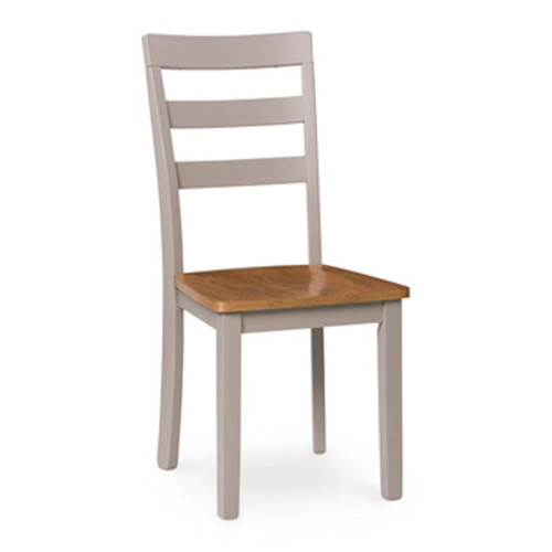 Harperfeld - Dining Room Side Chair (Set of 2) - Natural / Gray