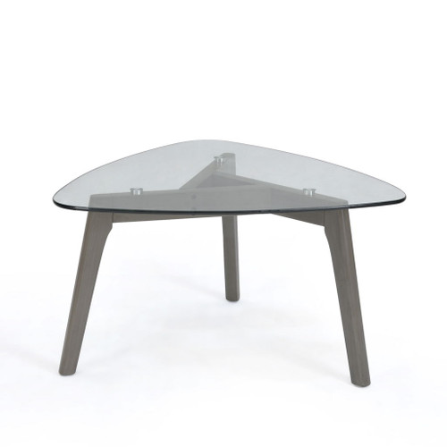 Modern Coffee Table With Wood Construction And Compact Design
