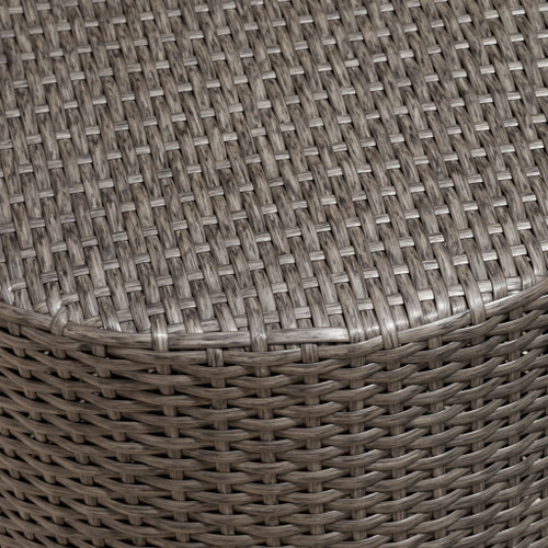 Keaton - Barrel Side Table - Gray