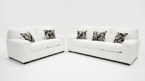 Mackenzie Sofa and Loveseat Set in Fabric