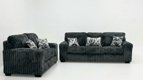 Mackenzie Sofa and Loveseat Set in Fabric