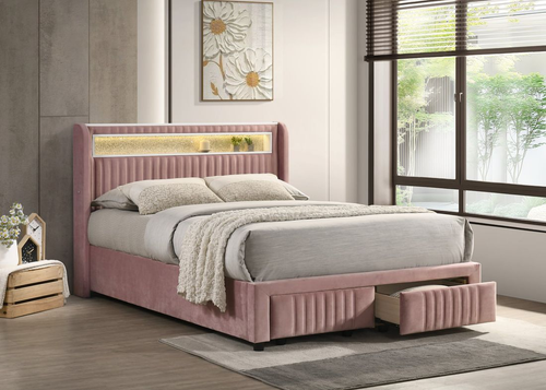Cupid Pink Platform Bed