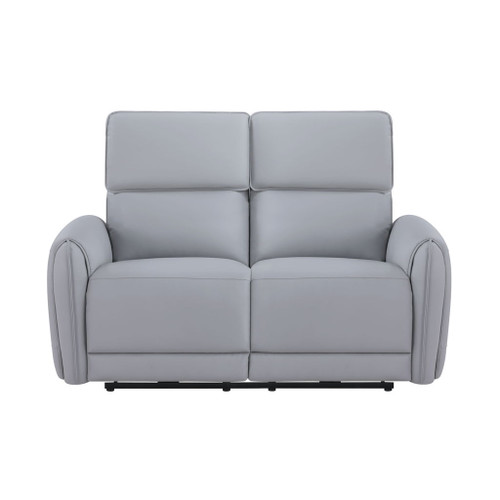 Jeromie - Power Motion Loveseat With USB Port - Gray
