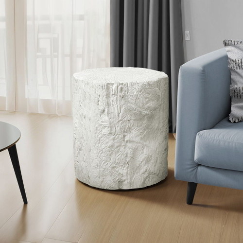 Contemporary Round Accent Table, Indoor / Outdoor