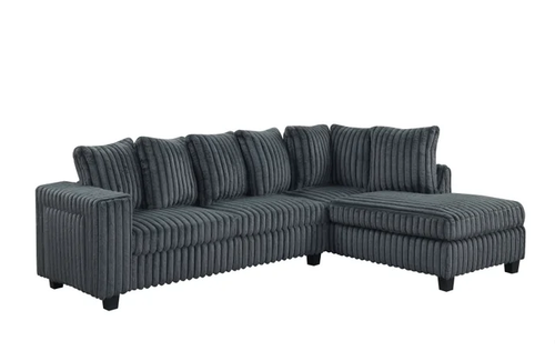 Sesame Charcoal Reversible Sectional