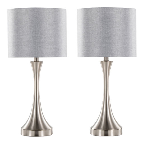 Lenuxe - Contemporary Table Lamp Built In USB Port (Set of 2)