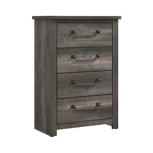 Amelia Bedroom Set in Grayish Brown