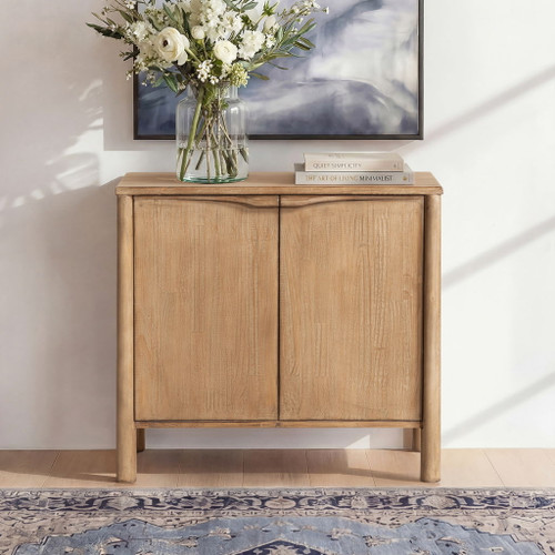 Nolan - 2 Door Accent Cabinet - Antique Brown