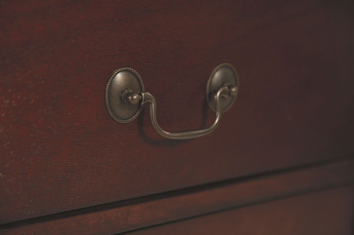 Alisdair - Two Drawer Night Stand - Reddish Brown
