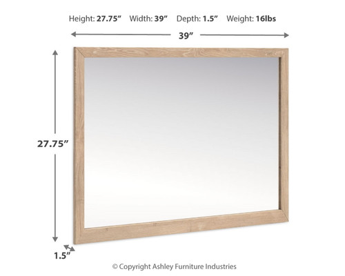 Cielden - Bedroom Mirror - Tan