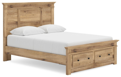 Makidern - Panel Storage Bed
