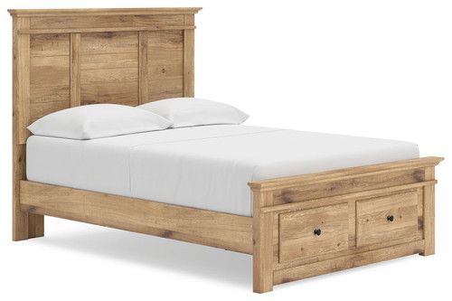Makidern - Panel Storage Bed