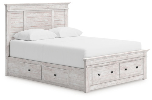 Makidern - Panel Storage Bed
