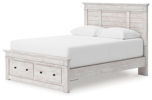 Makidern - Panel Storage Bed