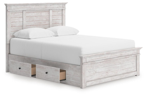 Makidern - Panel Storage Bed