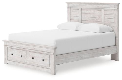 Makidern - Panel Storage Bed