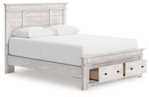 Makidern - Panel Storage Bed