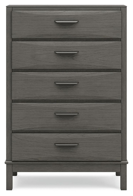 Mazing - Five Drawer Chest - Gray