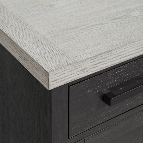Axel - Server - Light Gray / Espresso
