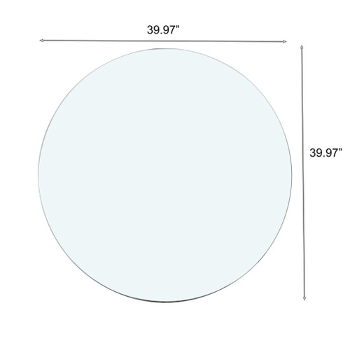 Round Tempered Glass Table Top