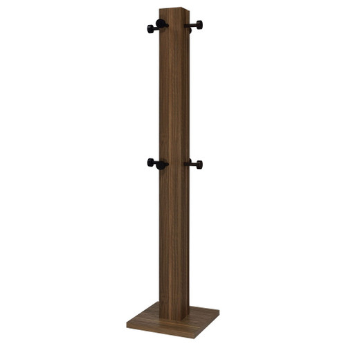 Rawlins - Coat Rack With 8 Hooks - Walnut