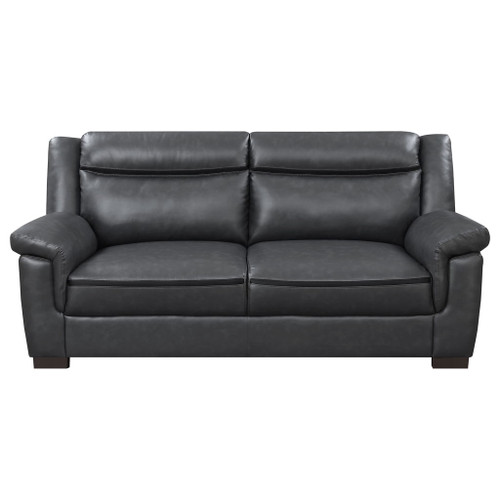 Borden - 2 Piece Living Room Set With Smooth Upholstery - Gray