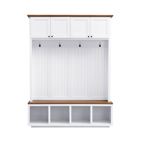 Entryway Hall Tree With Bench And Storage
