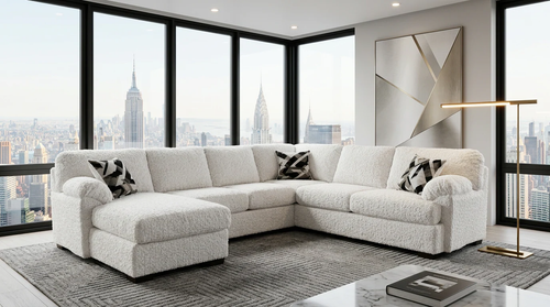 Westwood Stationary Sectional in Fabric by New Era Innovations